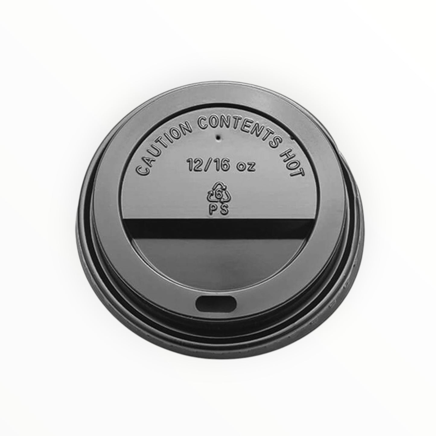 12/16oz Sip Thru Black Lids FreshPack Solutions Ltd