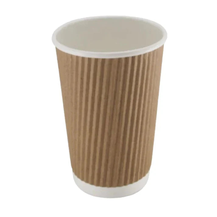 Ripple Kraft Paper Cup ( 4 Sizes) FreshPack Solutions Ltd