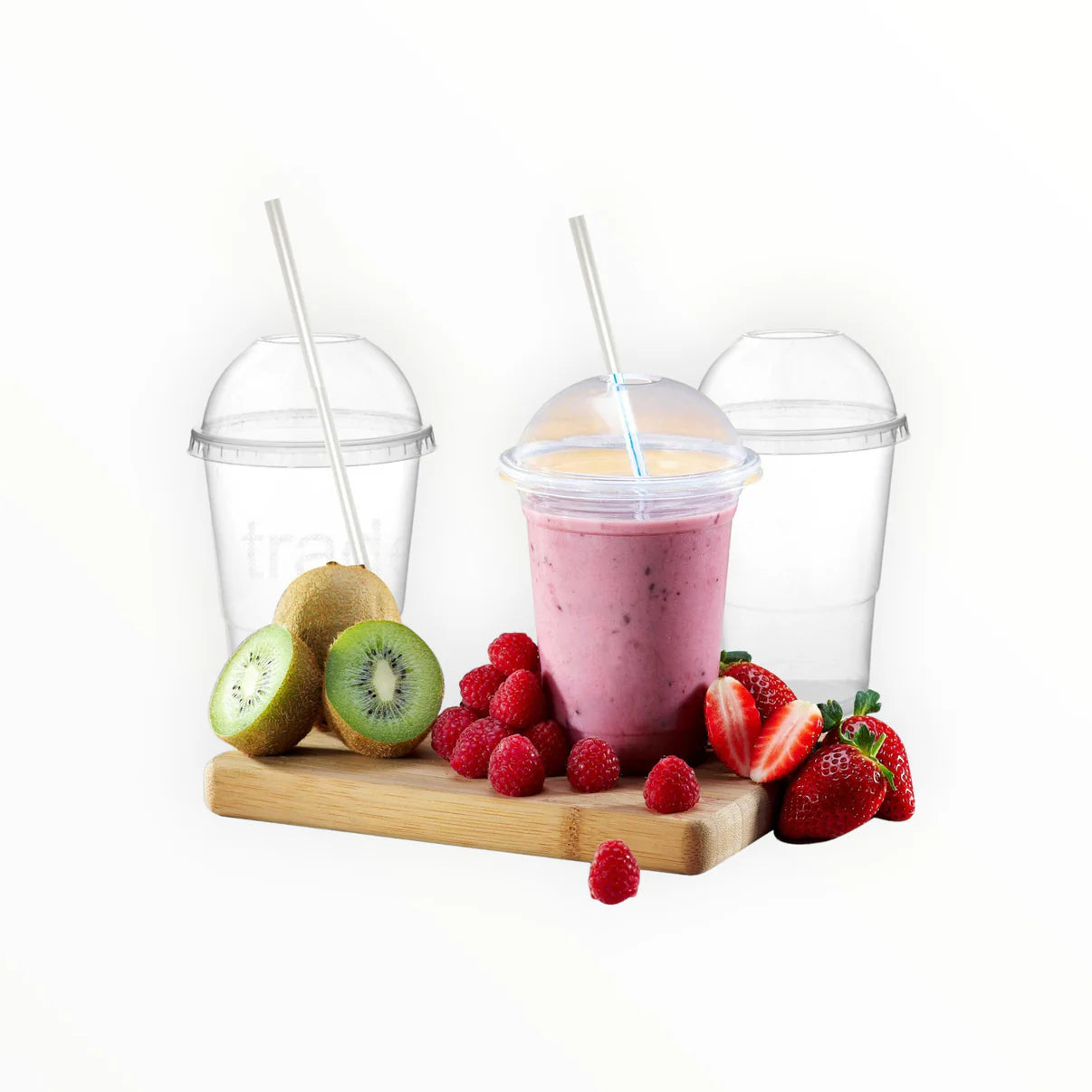 10oz Clear Plastic Smoothie Cups