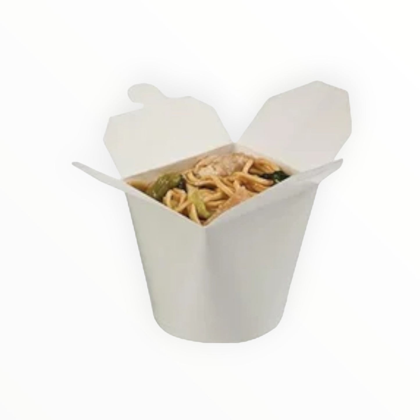 26oz White Leakproof Noodle Box FreshPack Solutions Ltd