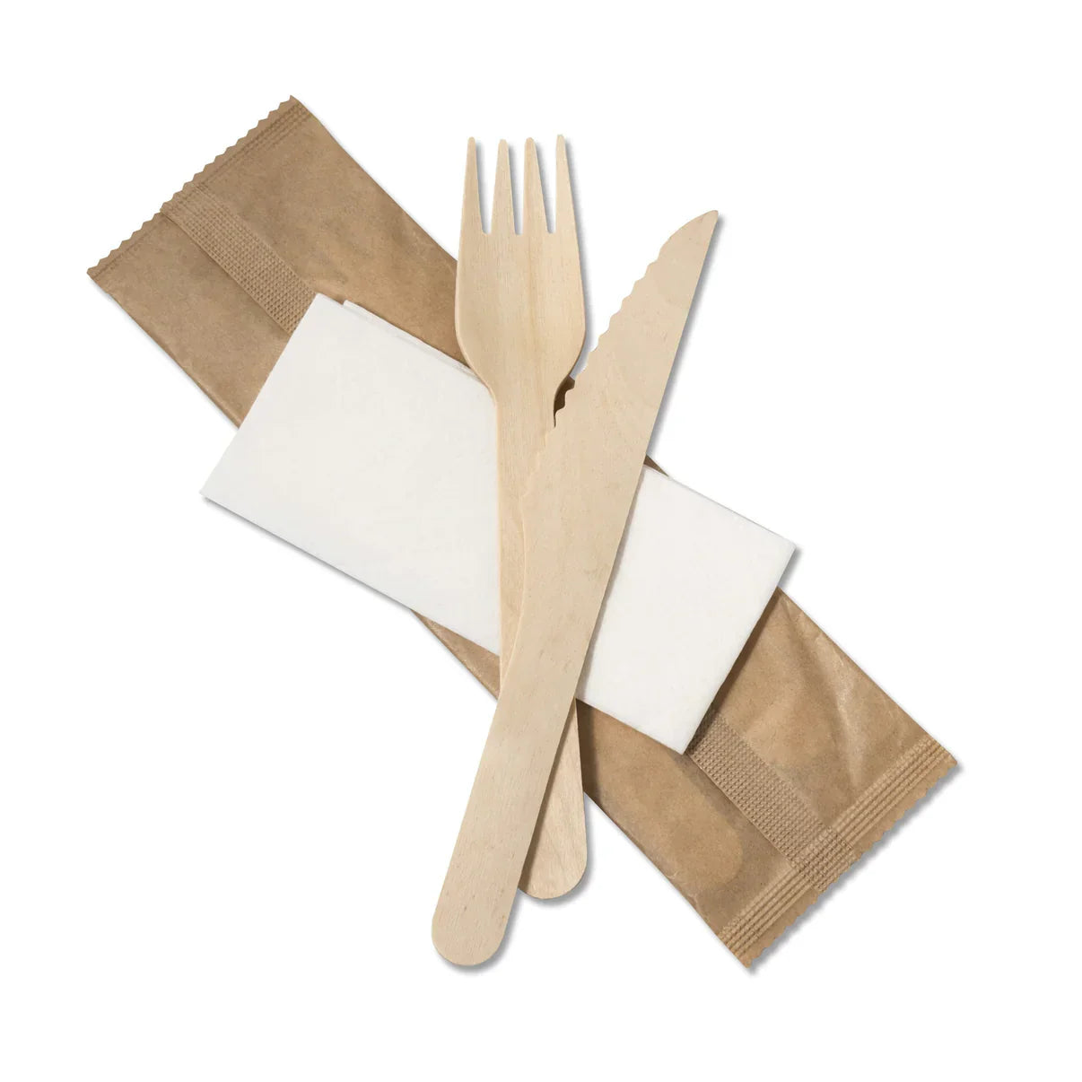 4-in-1 Wooden Cutlery Pack FreshPack Solutions Ltd