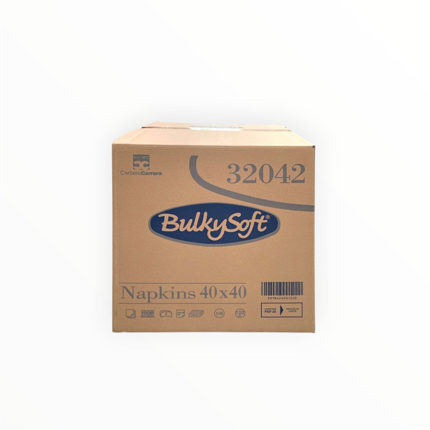 40x40 (8-fold) 2ply White Napkin FreshPack Solutions Ltd