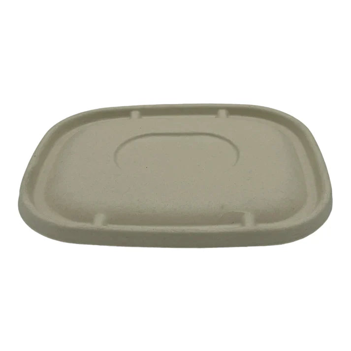 Bagasse Lids for 1100ml Rectangle Container FreshPack Solutions Ltd