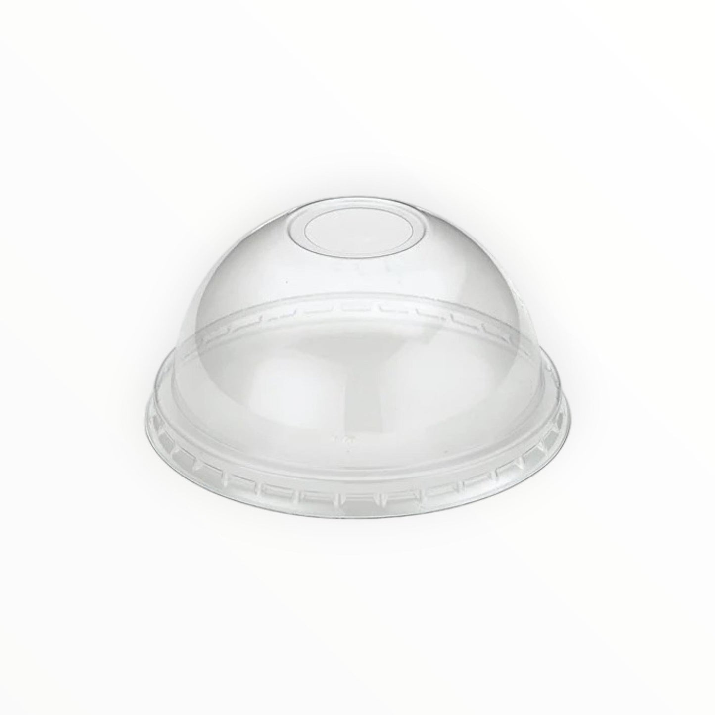Clear Domed Lid For 16oz Clear rPET Smoothie Cup