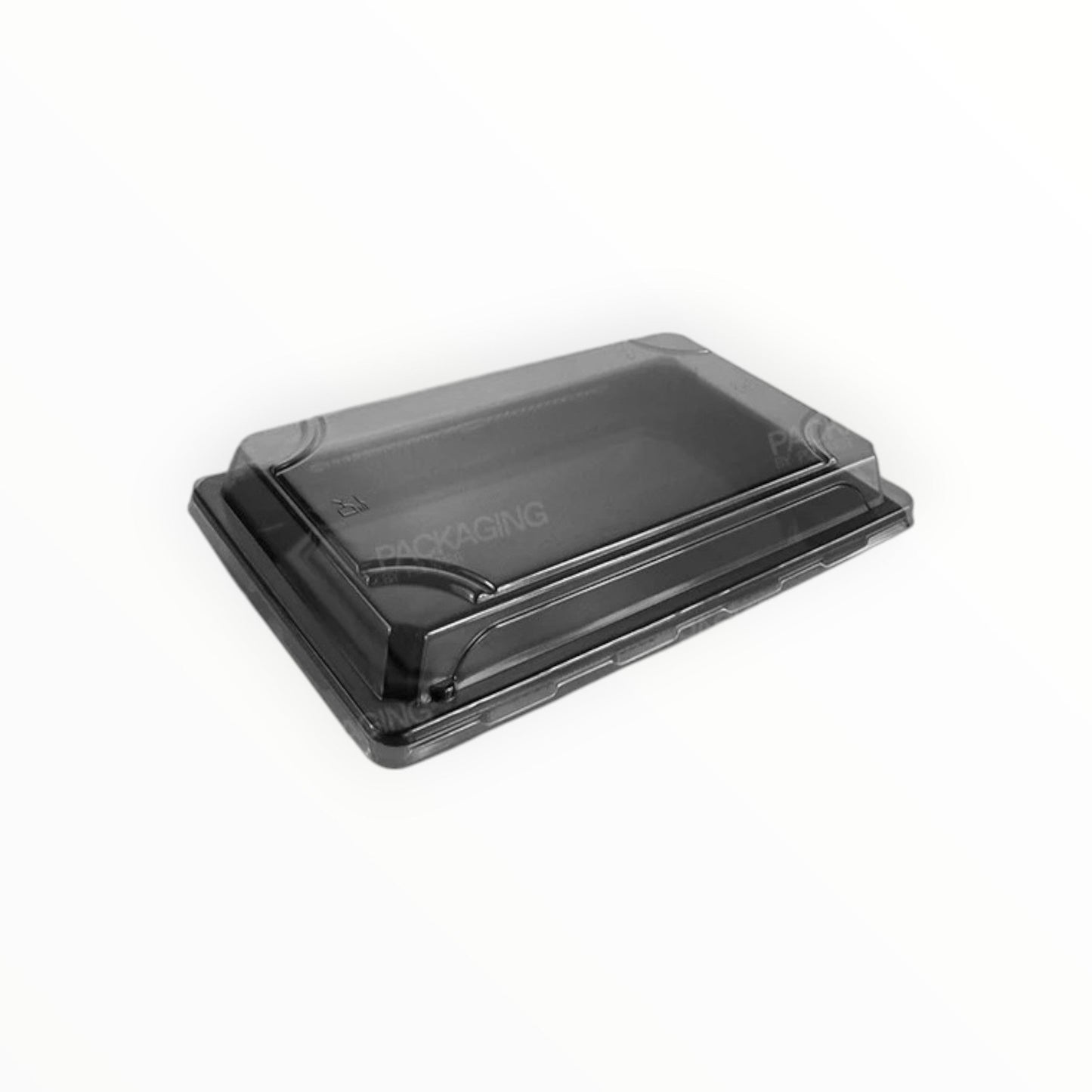 Black Sushi Container Base & Lid (Large) FreshPack Solutions Ltd