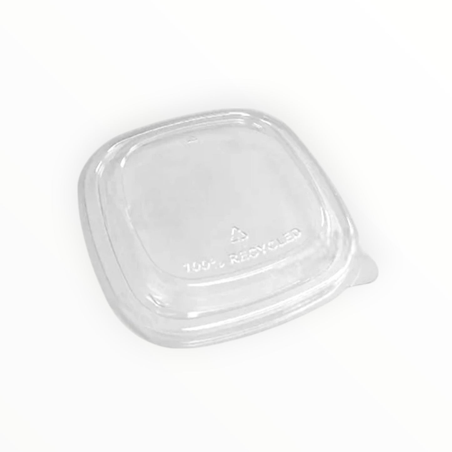 RPET Lid For 12/16oz Sabert Premium Square Bowl