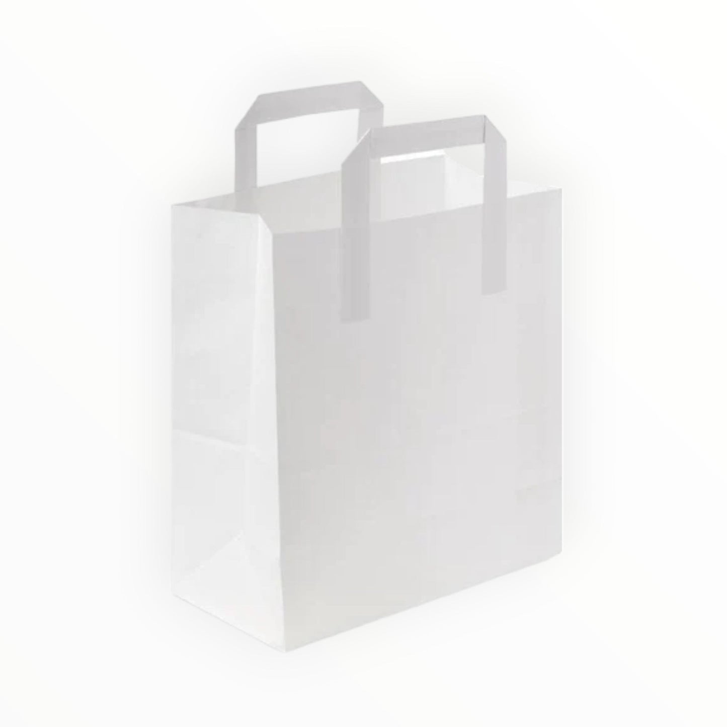 White SOS Paper Carrier Bag( 3 Sizes)