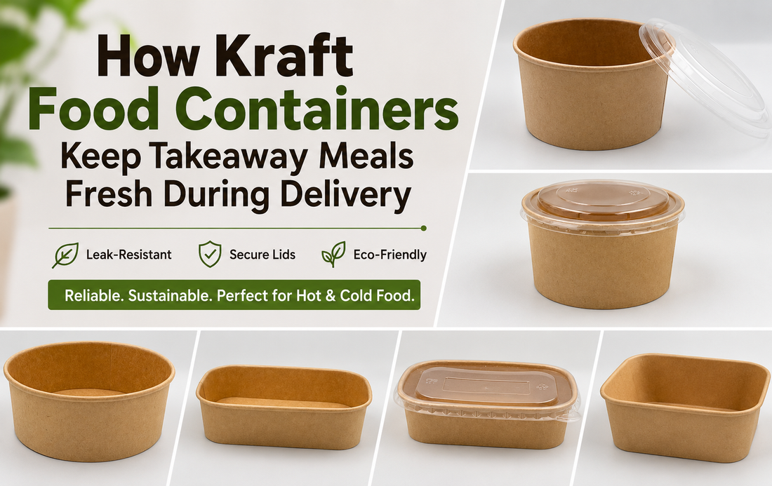How Kraft Food Containers Keep Takeaway Meals Fresh, Hot, and Leak-Free During Delivery: The Ultimate UK Hospitality Guide