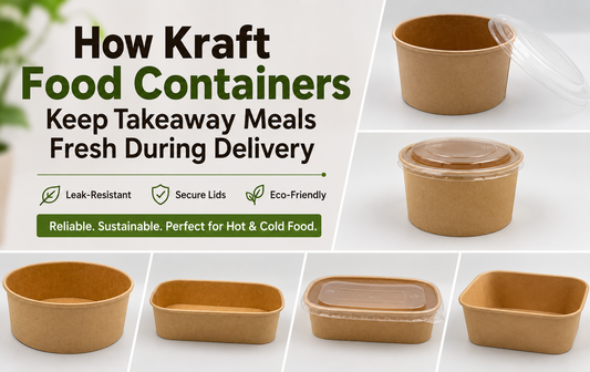 How Kraft Food Containers Keep Takeaway Meals Fresh, Hot, and Leak-Free During Delivery: The Ultimate UK Hospitality Guide