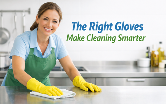 Rubber Gloves for Professional Cleaning Services