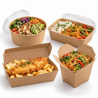 Kraft Bowls & Boxes