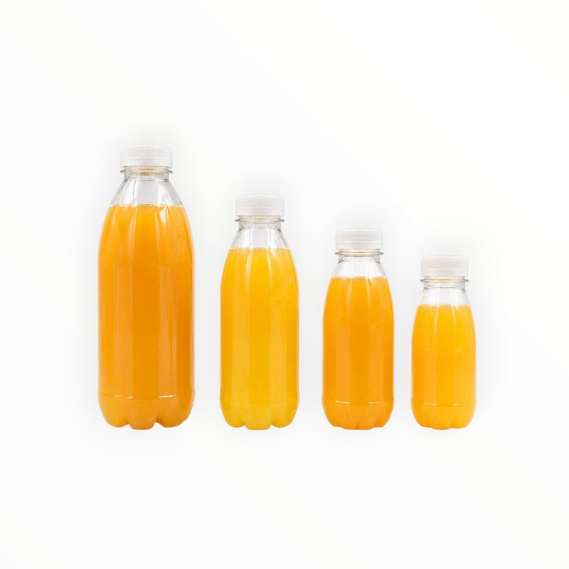 250ml Clear PET Plastic Bottles with Caps FreshPack Solutions Ltd