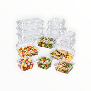 Hinged Plastic Food Containers