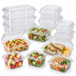 Hinged Plastic Food Containers