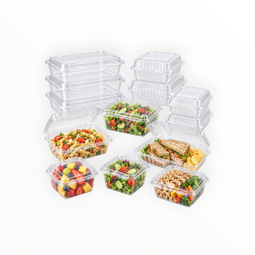 Hinged Plastic Food Containers