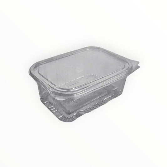 Somoplast 1000cc Clear Hinged Rectangular Container Economy