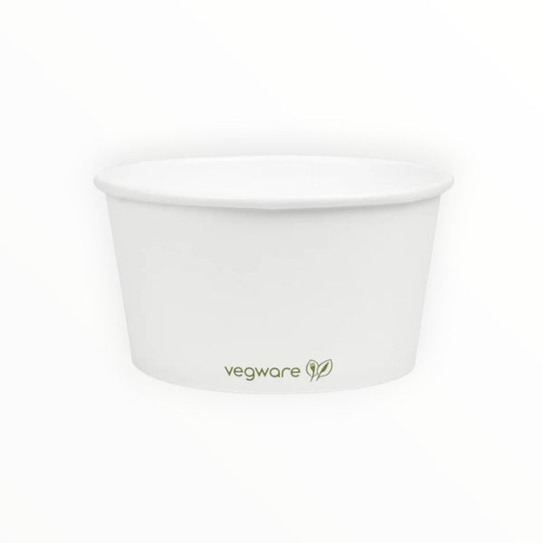 Ingeo White Compostable Soup Containers( 3 Sizes) FreshPack Solutions Ltd