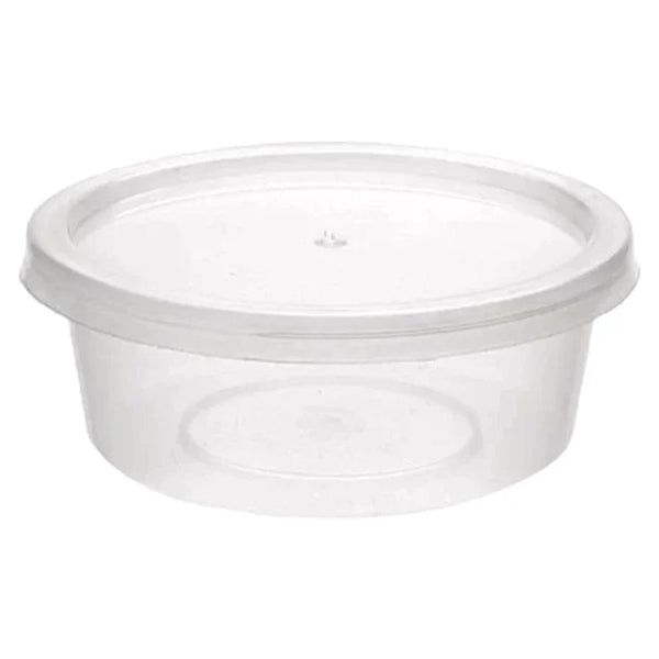 12oz Round Plastic Container with Lids FreshPack Solutions Ltd