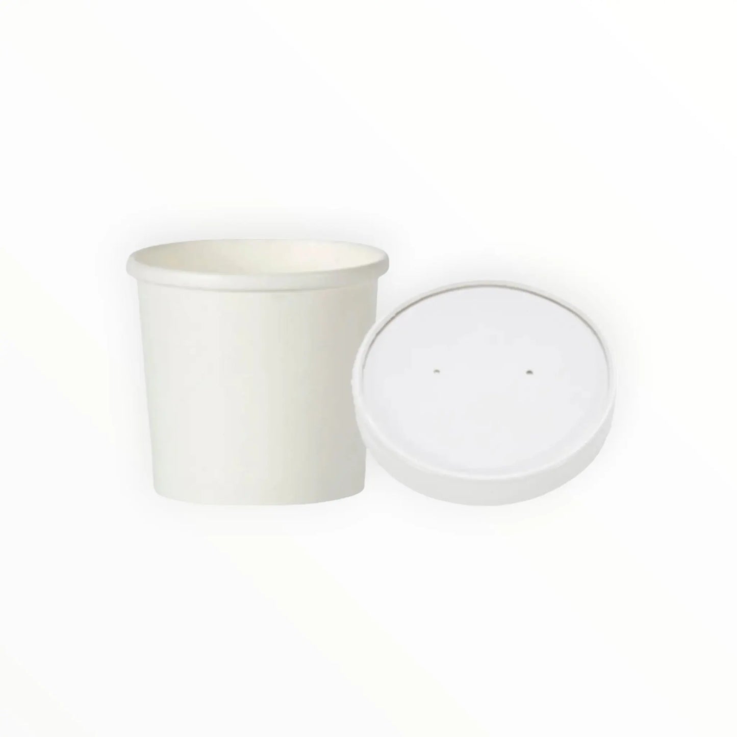 White Soup Container & Lid Combo(3 Sizes) FreshPack Solutions Ltd