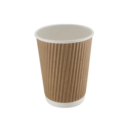 Ripple Kraft Paper Cup ( 4 Sizes)