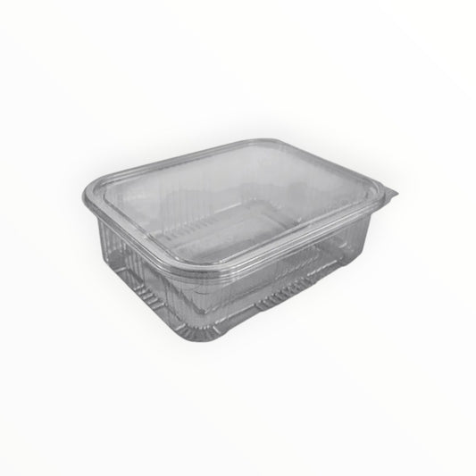 Somoplast 1500cc Clear Hinged Square Container Economy