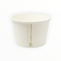 Ingeo White Compostable Soup Containers( 3 Sizes) FreshPack Solutions Ltd
