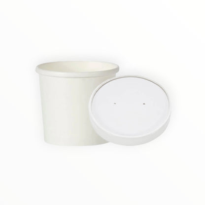 White Soup Container & Lid Combo(3 Sizes)