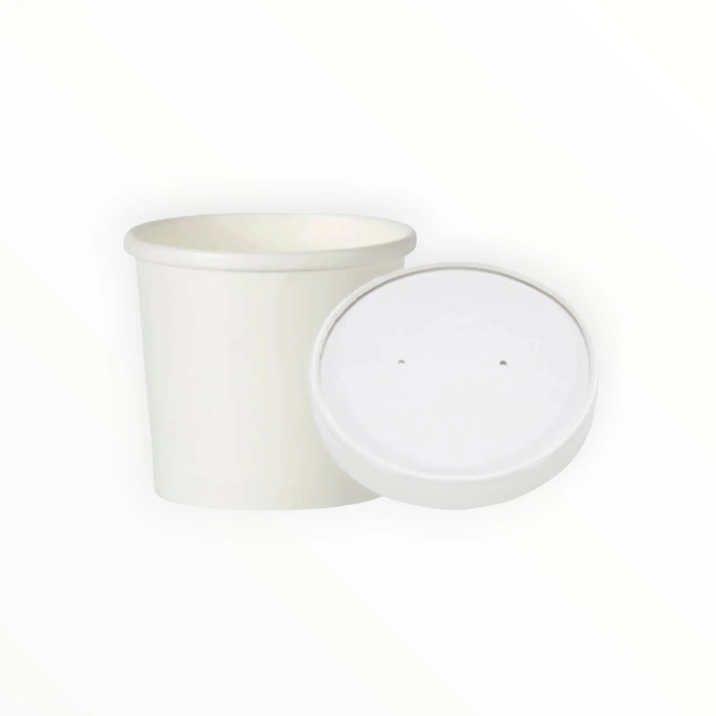 White Soup Container & Lid Combo(3 Sizes) FreshPack Solutions Ltd