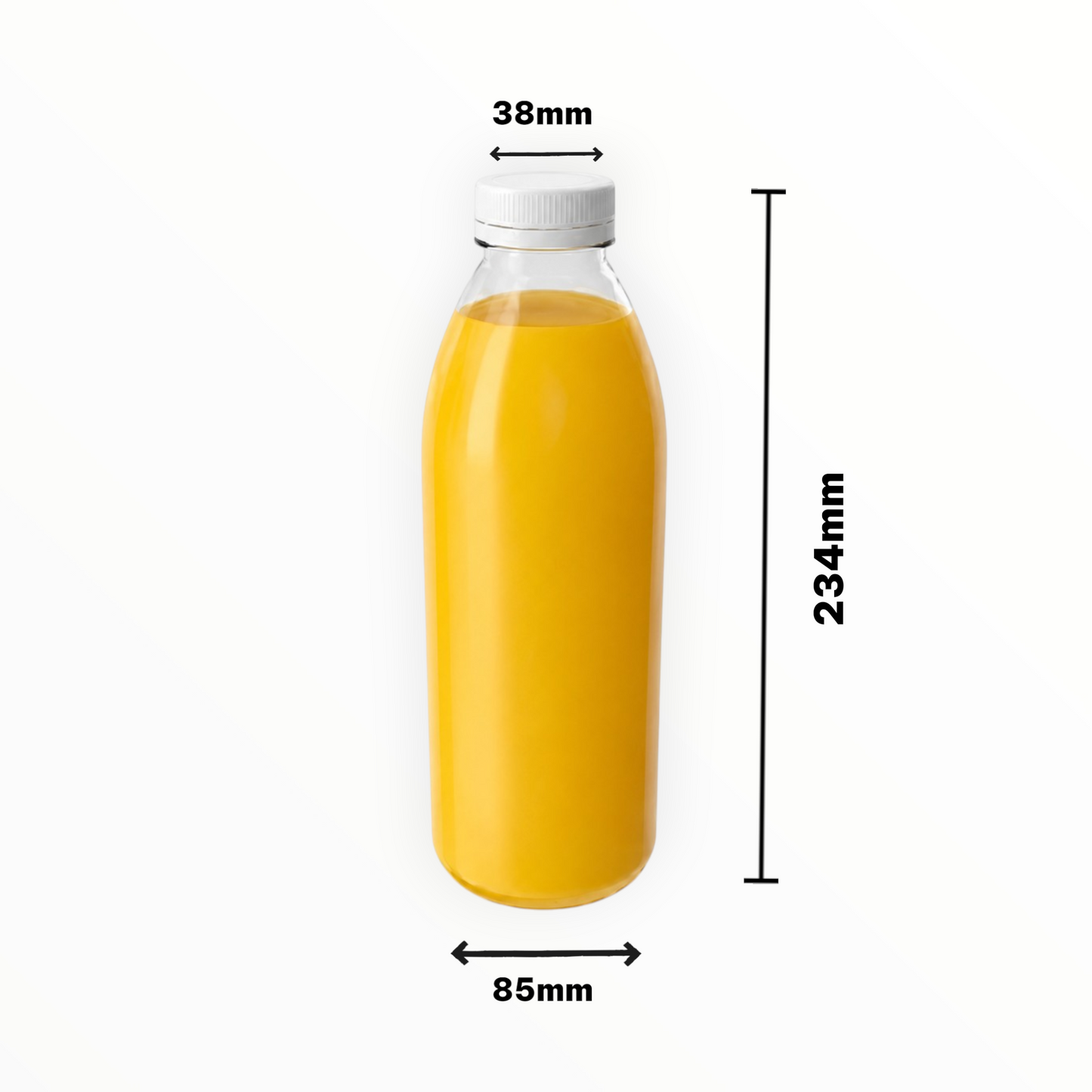1 liter Clear PET Juice Bottles with Caps Wholesale Offer FreshPack Solutions Ltd