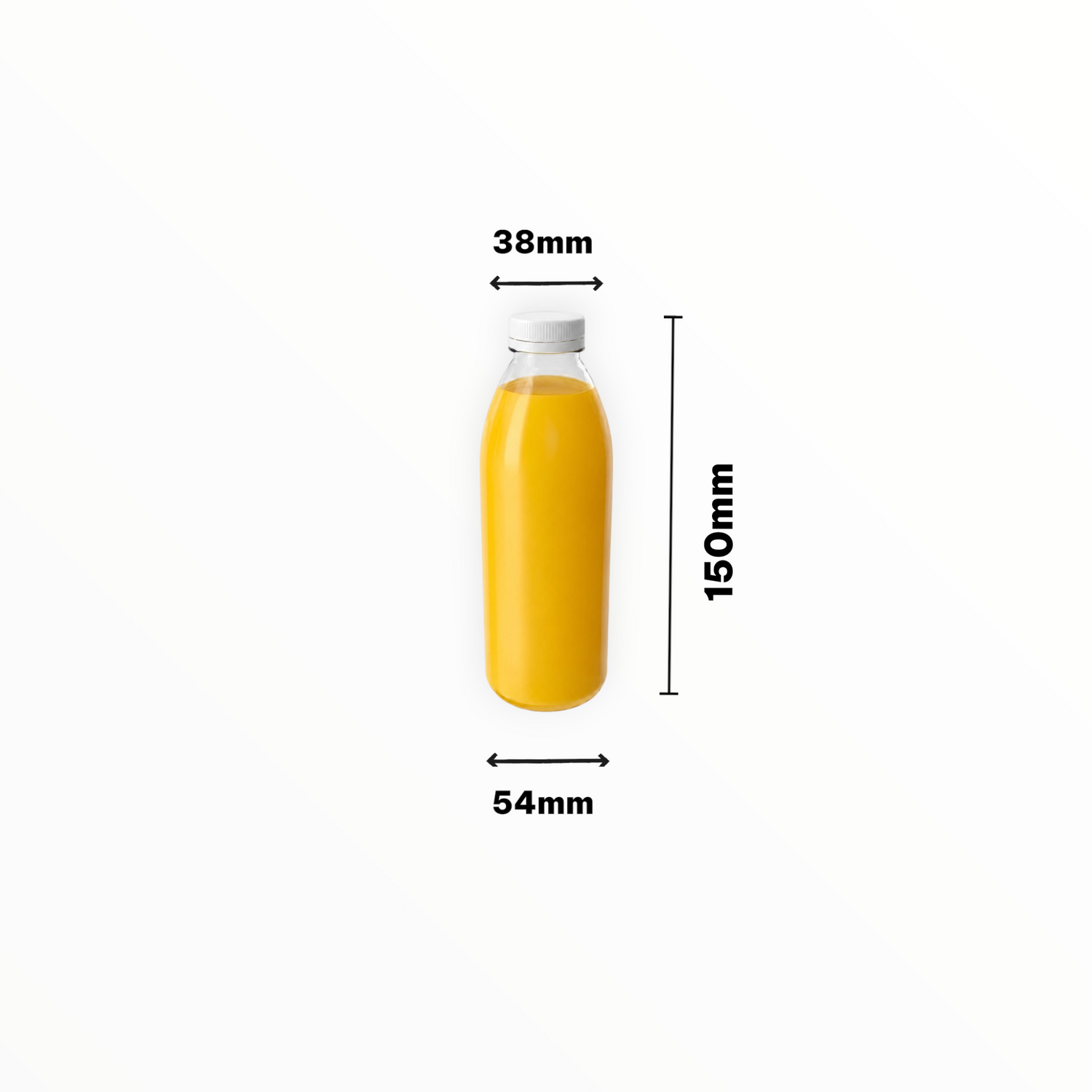 250ml Clear PET Juice Bottles with Caps FreshPack Solutions Ltd
