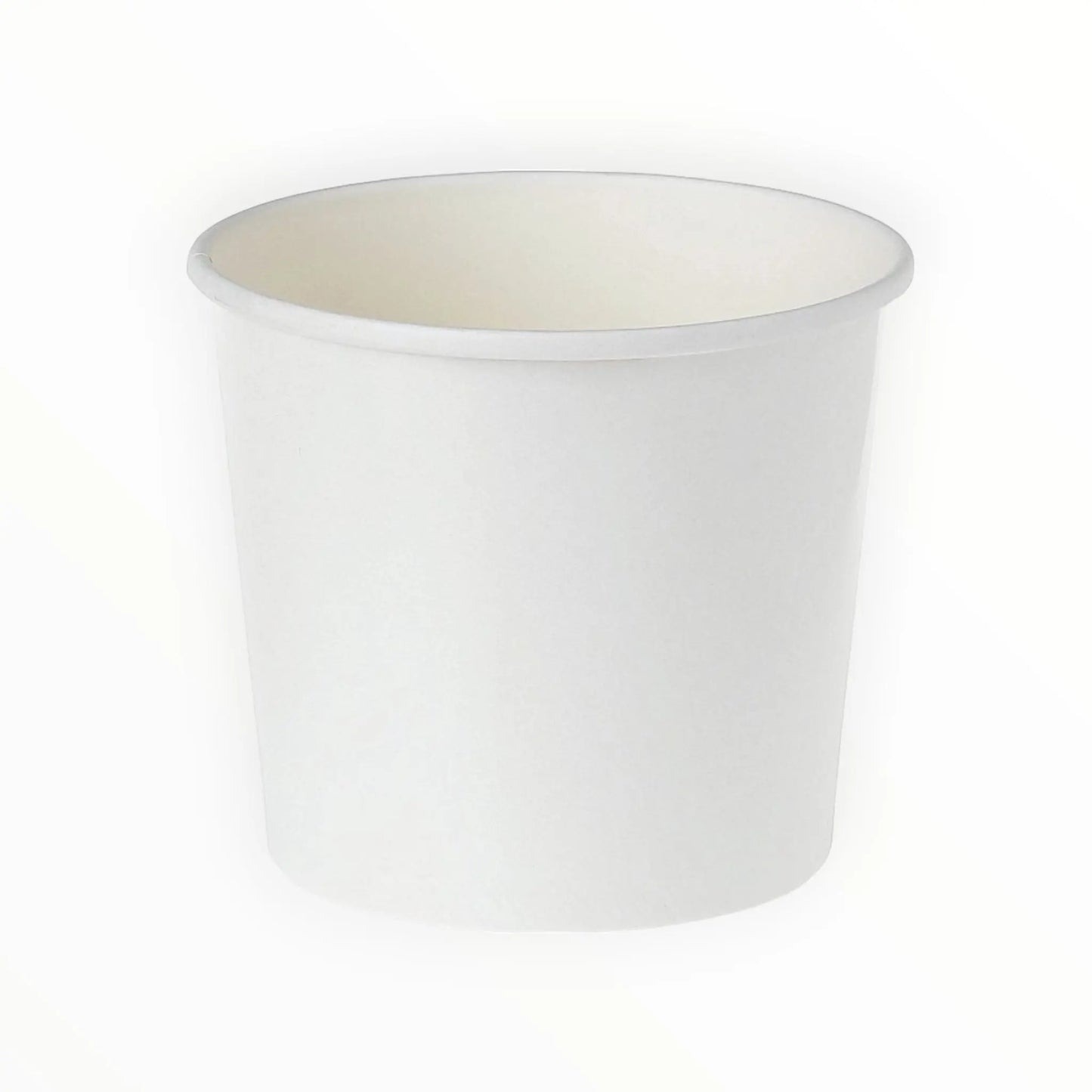 White Paper Soup Container Base(2 Sizes) FreshPack Solutions Ltd
