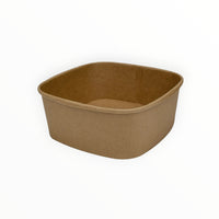 Sabert Premium Square Kraft Bowl ( 4 Sizes)