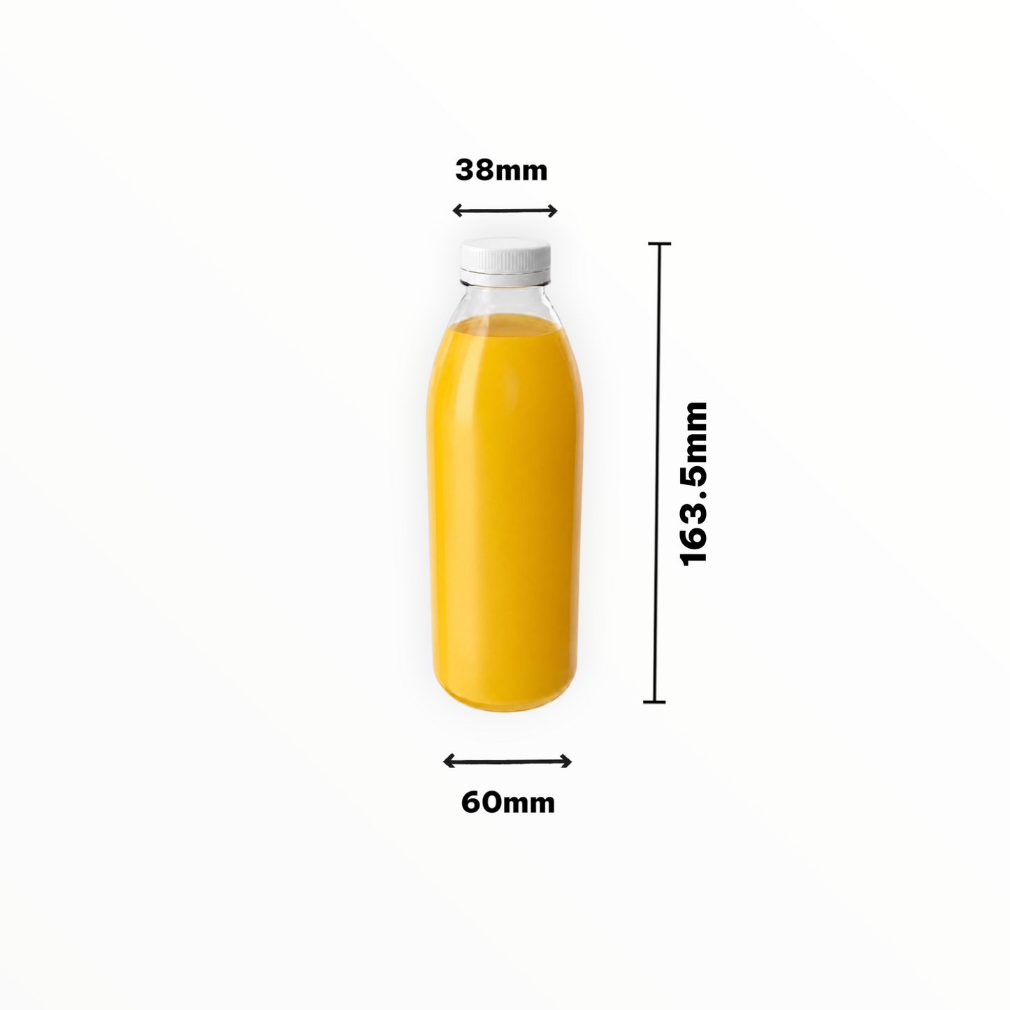 330ml Clear PET Juice Bottles with Caps FreshPack Solutions Ltd