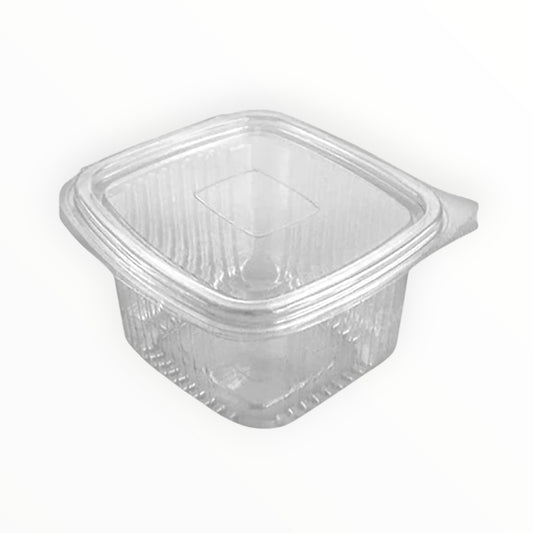 350cc Somoplast Clear Hinged Square Container