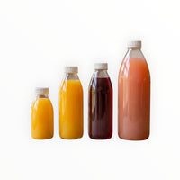 330ml Clear Plastic Bottles with Caps