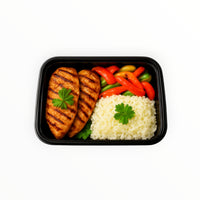 Rectangle Black Microwave Container with Clear Lid (8 Sizes) FreshPack Solutions Ltd