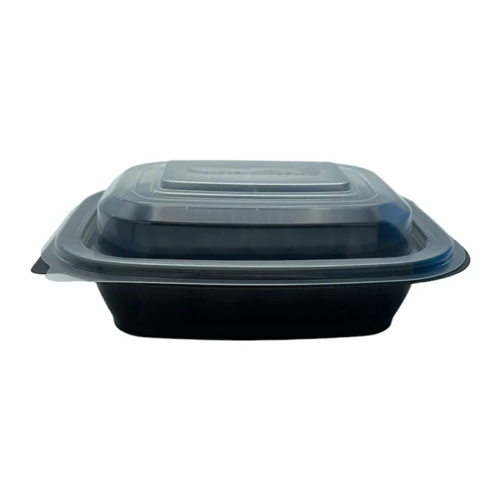 Somoplast Small Black Microwave Container Base ( 3 Sizes) FreshPack Solutions Ltd
