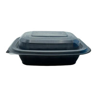 Somoplast Small Black Microwave Container Base ( 3 Sizes) FreshPack Solutions Ltd
