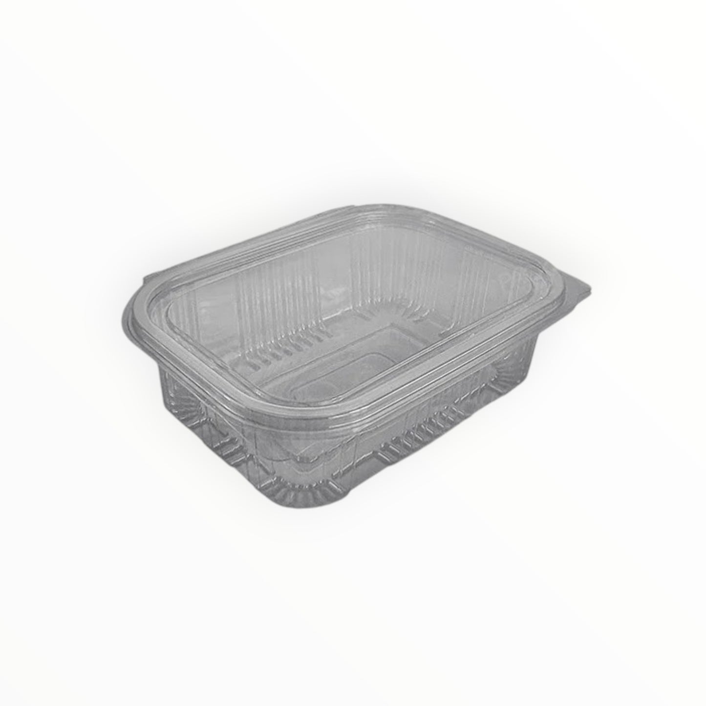 Somoplast 750cc Clear Hinged Square Container Economy