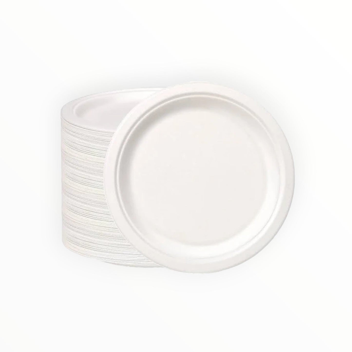 Bagasse Round Plates(2 Sizes)