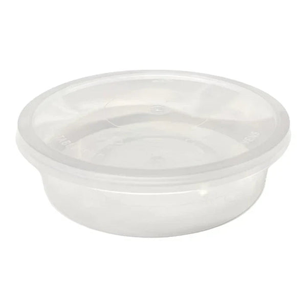 8oz Round Plastic Container with Lids FreshPack Solutions Ltd