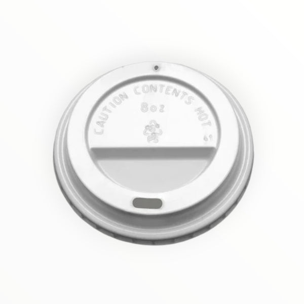 8oz Sip Thru White Lids FreshPack Solutions Ltd