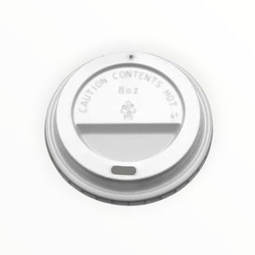 8oz Sip Thru White Lids FreshPack Solutions Ltd