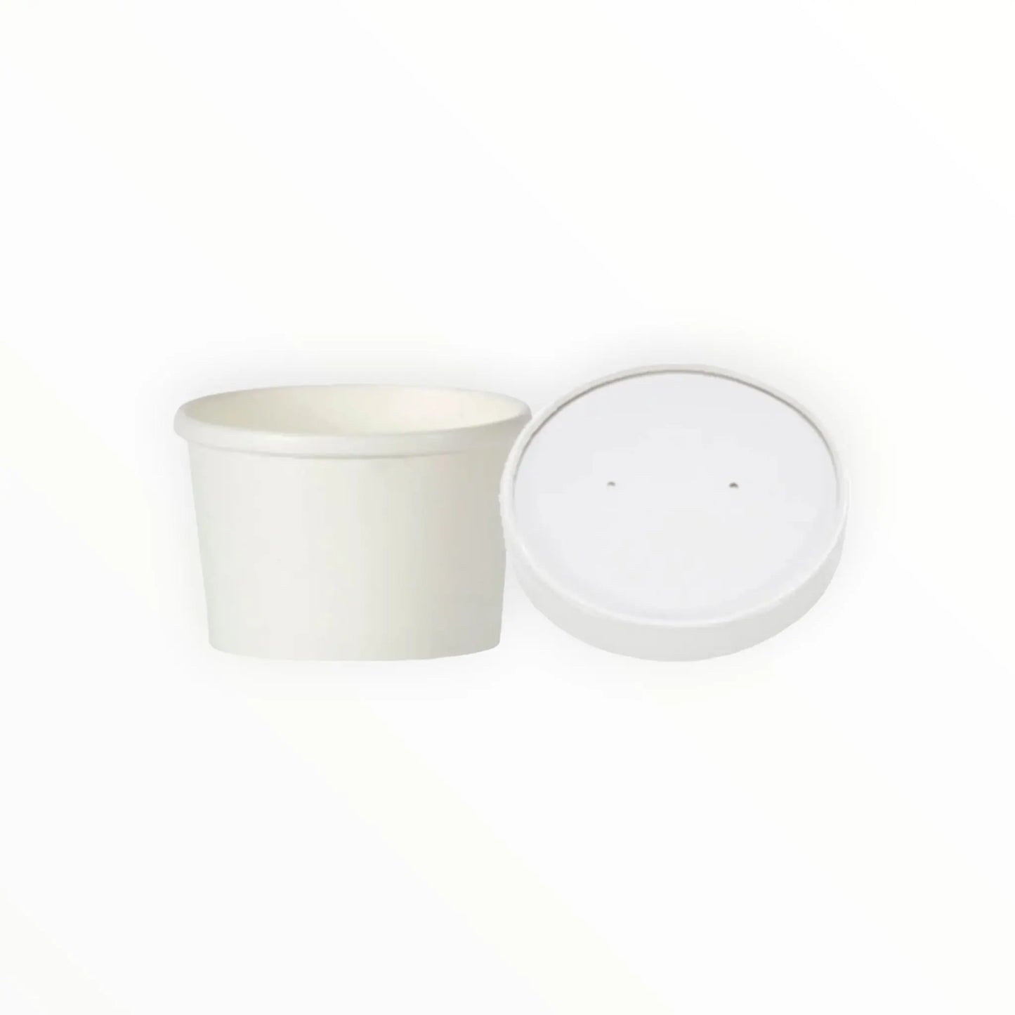 White Soup Container & Lid Combo(3 Sizes) FreshPack Solutions Ltd
