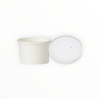 White Soup Container & Lid Combo(3 Sizes) FreshPack Solutions Ltd
