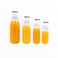 250ml Clear PET Plastic Bottles with Caps FreshPack Solutions Ltd