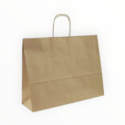 Premium Kraft Twisted Handle Paper Carrier Bag ( 4 Sizes)