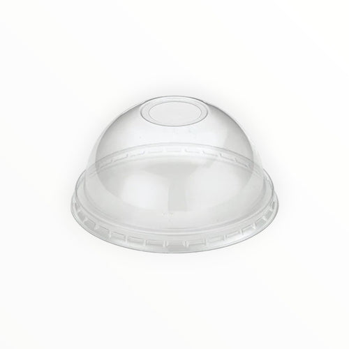 Clear Domed Lid For 9oz Clear rPET Smoothie Cup