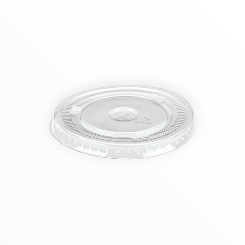 Clear Flat Lid For 16oz Clear rPET Smoothie Cup