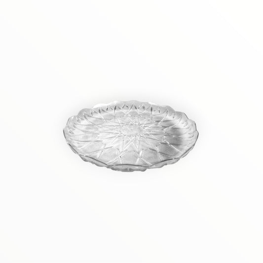 Clear Plastic Round Tray (20cm)